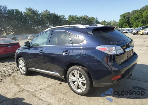 2010 Lexus Rx 450H from USA, damaged, VIN JTJBC1BA4A2016006
